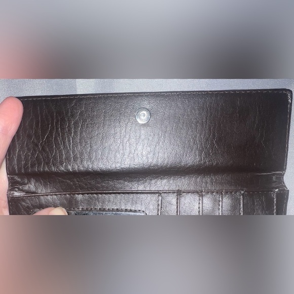 Coach Signature Brown and Tan Wallet - Picture 11 of 11